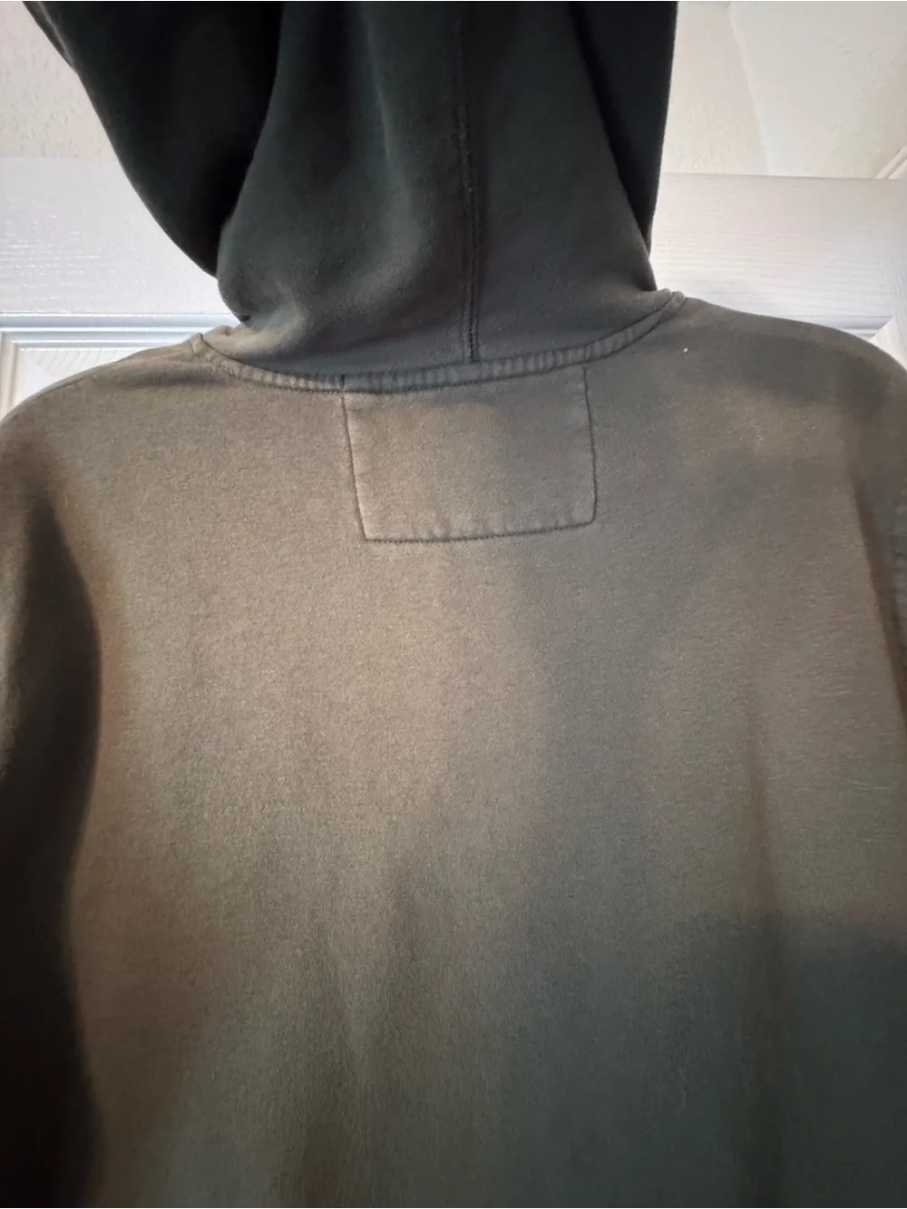 Banana Republic Dark Olive Hooded Logo Sweatshirt